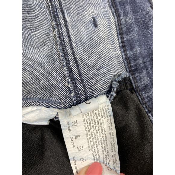 Gloria Vanderbilt Amanda Jeans Womens Sz 18 W Short Dark Wash Denim Straight Mom - Picture 6 of 12